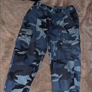 Blue Camo Pants